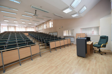 empty classroom