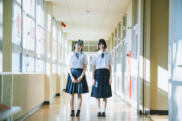 Fototapeta premium 女子高生
