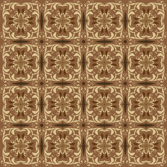 Beautiful floral patterns on Jogja batik designs with a smooth Mocca color design.
