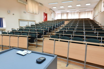 empty classroom