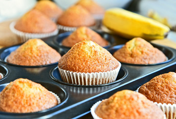 Banana muffins are easy for kids to make..Easiest and best Banana cupcakes .