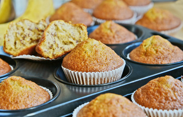 Banana muffins are easy for kids to make..Easiest and best Banana cupcakes .