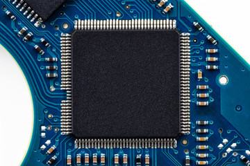 Microchip on printed circuit board