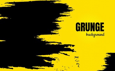 Grunge Background with Yellow Colour