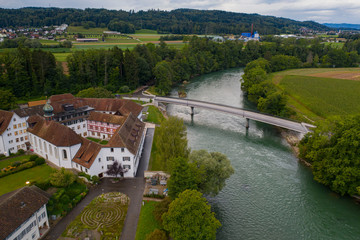 old monastery by the river