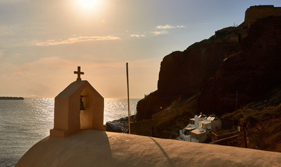 Oia city during Santorini Sunset