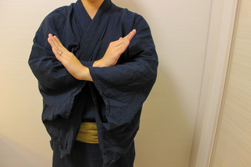 浴衣　男性　間違い