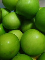 Fresh Green jujubes as background and pattern selective focus and shallow depth of field.
