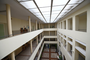 university lobby