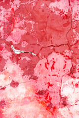 Fototapeta premium Concrete wall with cracks, scratches and the remnants of the old paint as a background for any creative art project. Great backgrounds and textures.