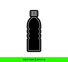 Bottle icon vector logo design template