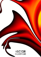 Vector background Vector illustration of abstract waves. Background design for poster, flyer, cover, brochure.