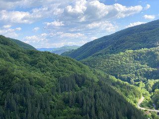 Fototapeta na wymiar Mountain landscape, Erma River Gorge, Bulgaria