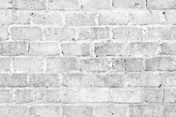 Abstract red brick wall texture light gray old stucco and vintage brickwork pattern background in...