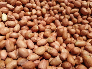 close up of peanuts
