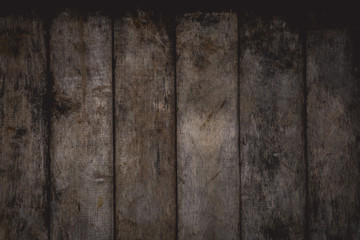 Empty old wooden background. Vintage color of wooden texture.