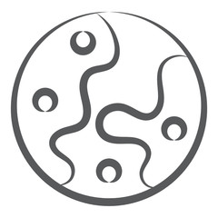 Obraz premium Earth vector, third planet concept in editable icon 