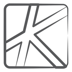 
Location app vector style, online navigation in editable icon 
