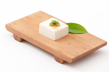 tofu on cutting board