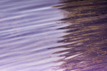 waves in the sand red toned