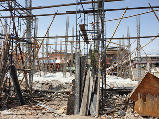 construction site working in thailand