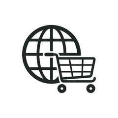 Global shopping icon