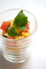tomato and orange dessert