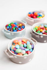 candies and chocolates in dish