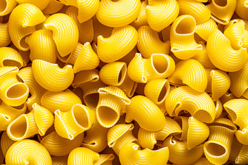 Italian pasta Pipe regate abstract backdrop. Traditional food.