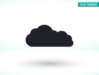 Downloading vector icon , lorem ipsum Flat design