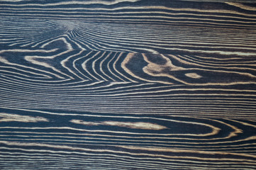 The texture of the wood treated by the method of brushing. Pine.