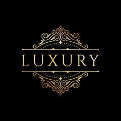 Vintage Luxury logo Collection  Design

