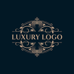 Vintage Luxury logo Collection  Design
