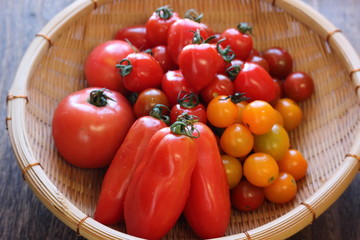 さまざまなトマト