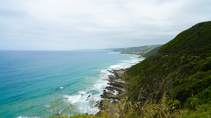 Fototapeta na wymiar Cape Patton Lookout Point on the Great Ocean Road in Victoria, Australia