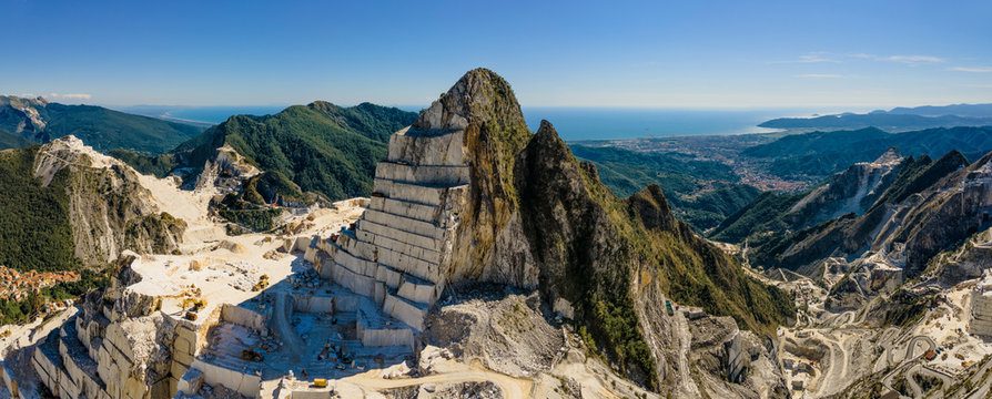 Carrara Quarry of marble 