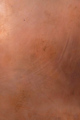Copper background.  Vertical image.