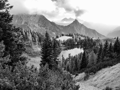Bordaglia lake on Carnic Alps, Forni Avoltri, Friuli Venezia Giulia, Italy