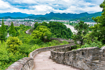 Fototapeta na wymiar Ancient Chinese walls