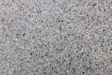 Polished concrete with small gravel texture