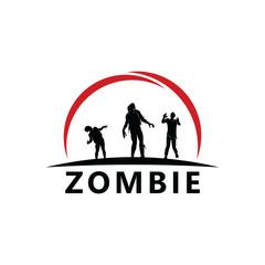Zombie Logo Template Design Vector