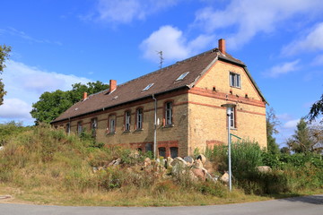 The ruins of a not used building