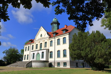 beautifully renovated castle krassow near wismar in mecklenburg-western pomerania in Germany