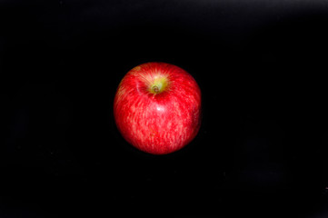 ripe apple isolated on white background