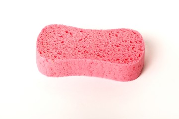 sponge on white background