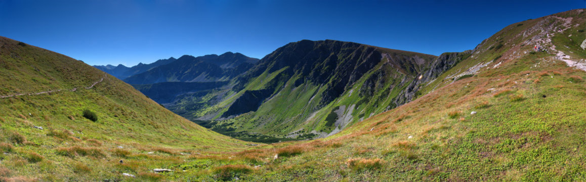 Panorama Przedni Salatyn - Tatry Zachodnie Słowacja