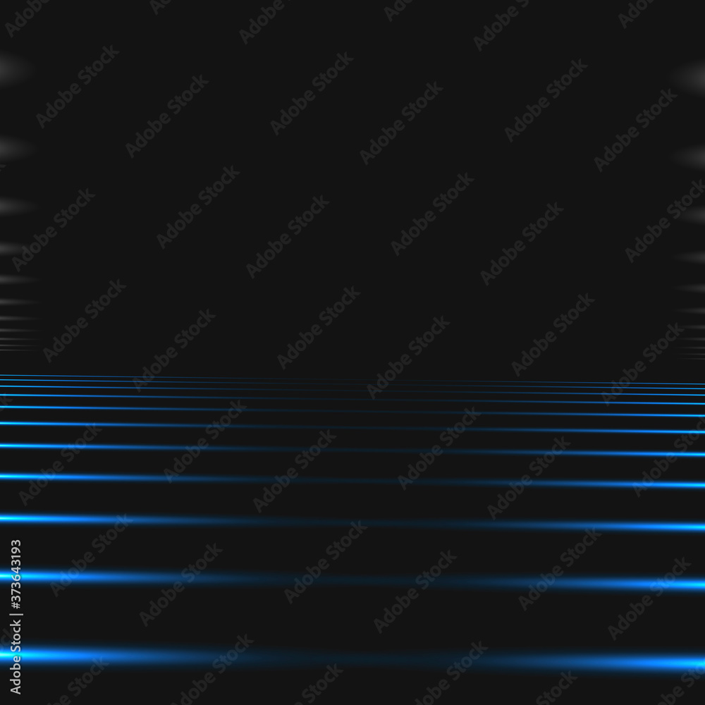 Poster black bright lines on dark background in modern style on light background. luxury template design. g