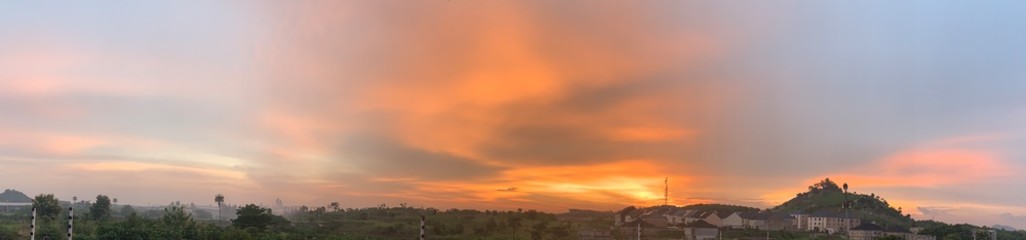 fire in the sky