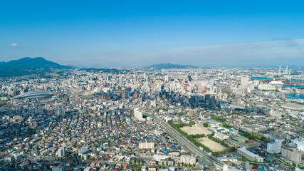 Fototapeta premium 都市風景 北九州市