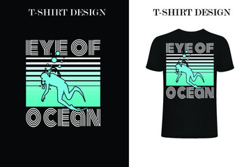 eye of ocean t-shirt